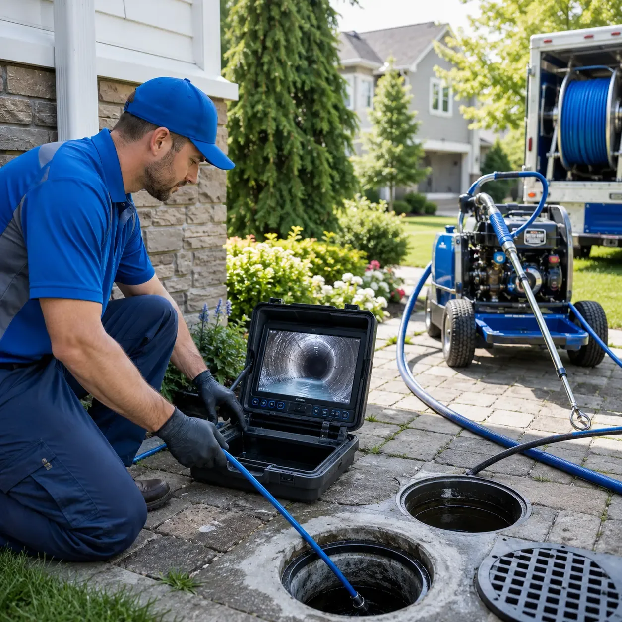 Outdoor drain cleaning professionals serving Irvine, CA